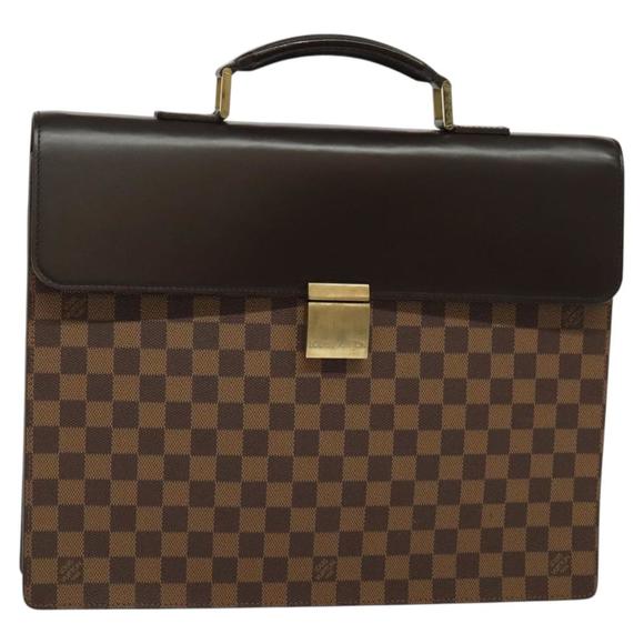 LOUIS VUITTON Damier Ebene Altona PM Briefcase N53315 LV Auth 124124 - Picture 1 of 16